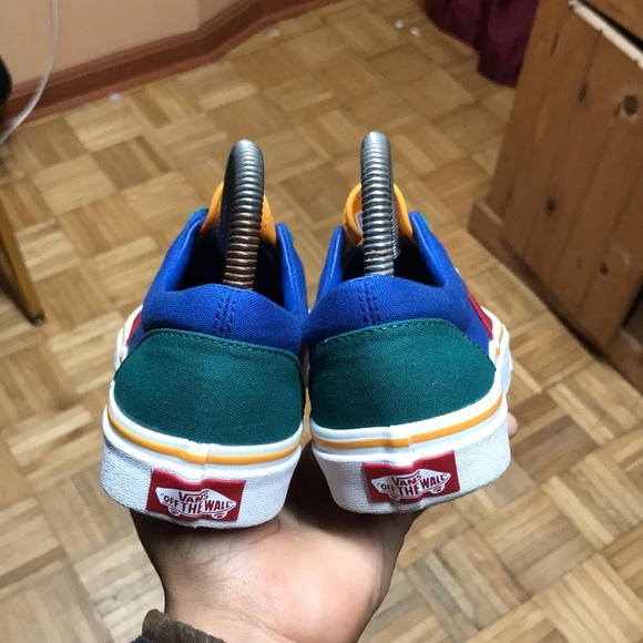 Vans Authentic Primary Color Block Red/Blue/Green/Yellow - Picture 5 of 14